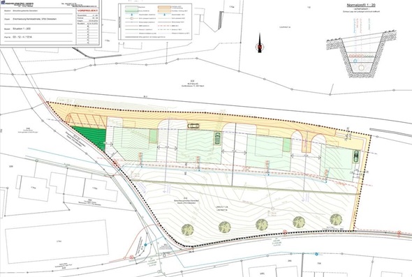 Die vier Bauparzellen in der Kehlstadtmatte standen im Mittelpunkt des Interesses.