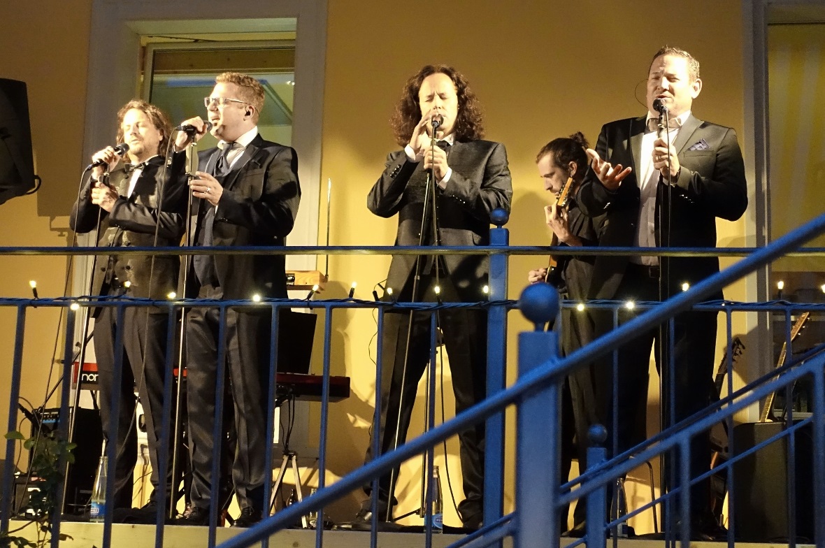 Die vier Tenöre von I Quattro boten im Lenkerhof ein eindrückliches Konzert.
