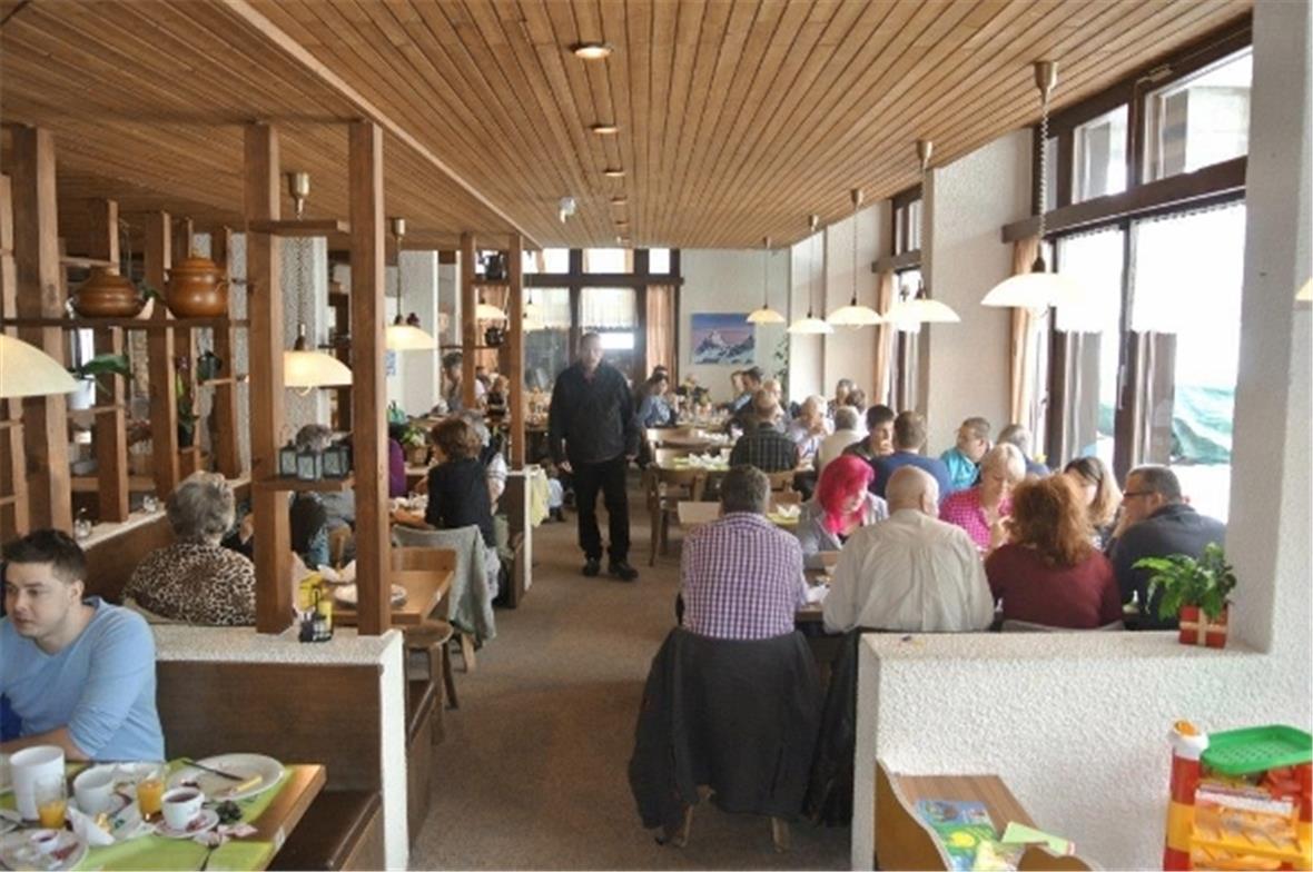 Die zufriedenen Oster-Brunch-Besucher.