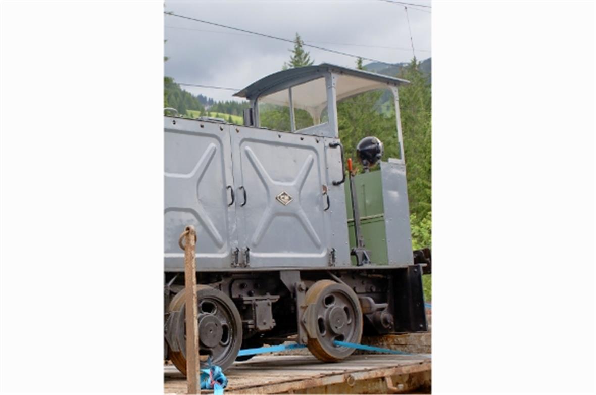 Diesel-Lok in St. Stephan