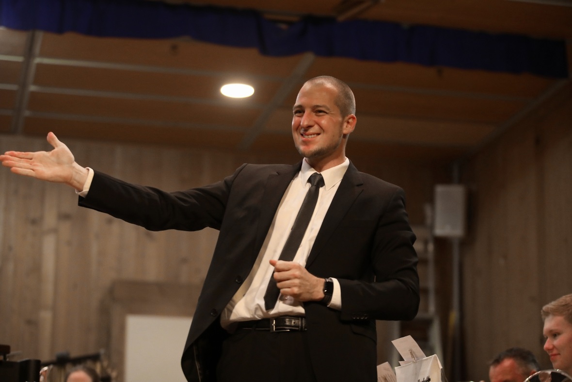 Dirigent Bernhard Ruchti durfte auf ein erfolgreiches Konzert zurückblicken.