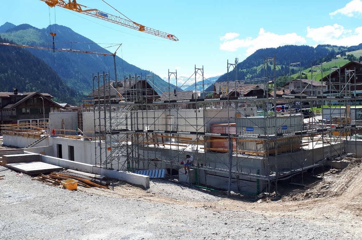 Dokumentation des Baufortschritts am 23. Juni 2020.