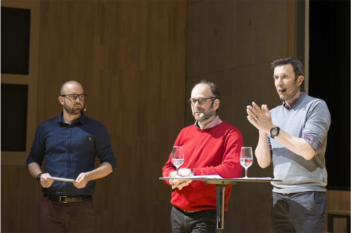 Dominik Hänni, Marc von Felten und Roman Cortesi.