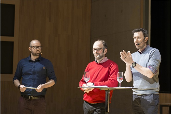 Dominik Hänni, Marc von Felten und Roman Cortesi.