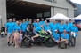 Dominique Aegerter brachte seinen Renntöff mit und freute sich mit dem Motoclub St. Stephan über das 75-Jahr-Jubiläum.