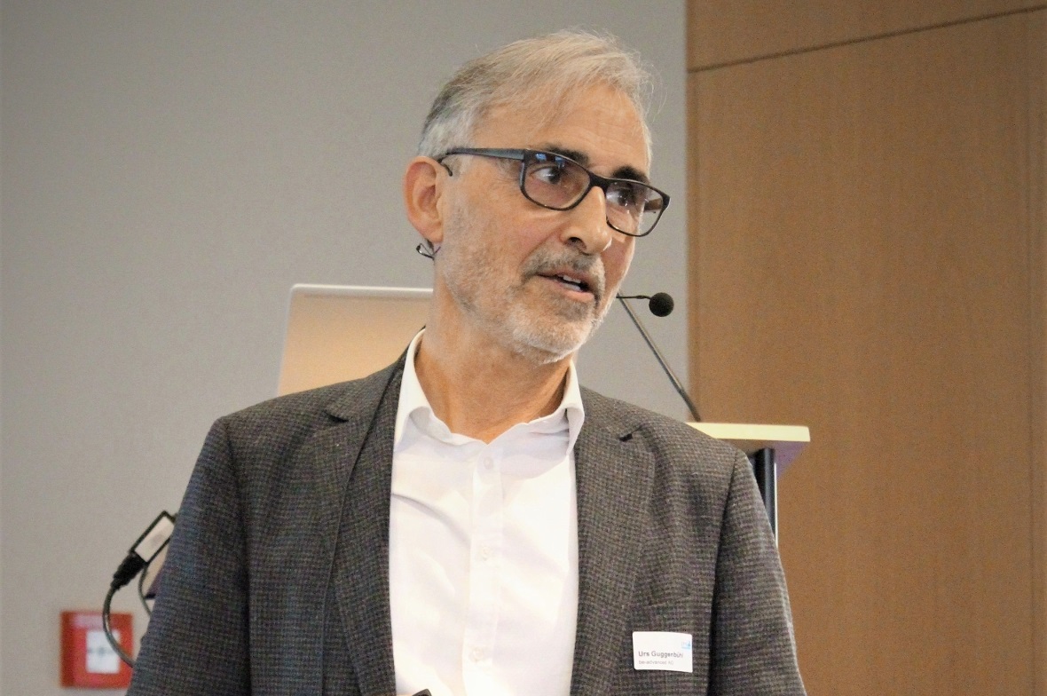 Dr. Urs Guggenbühl (Headcoach ICT bei «be advanced») erläuterte, was KMUs und Gr...