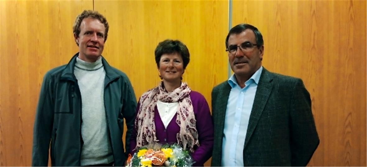 Drei Generationen vhs ossa-Präsidenten: Andreas Grünig (2004–2010), Ingrid Grünenwald (2010–2012), Erwin Walker (seit 2012)