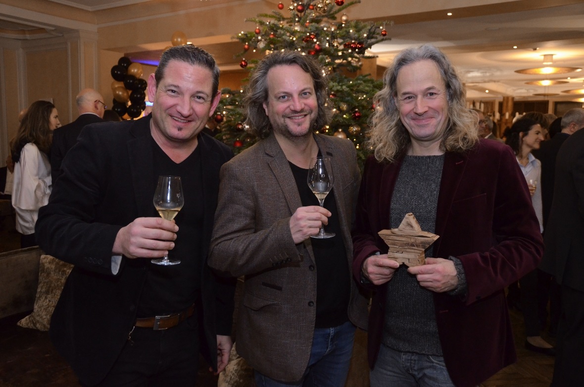 Drei Mitglieder der Gruppe I Quattro, von links: Matthias Aeberhard, Daniel Bent...