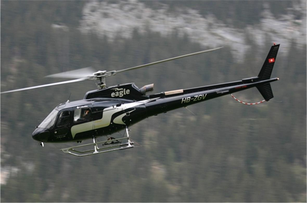 Ecureuil AS350 B3 in Zweisimmen.