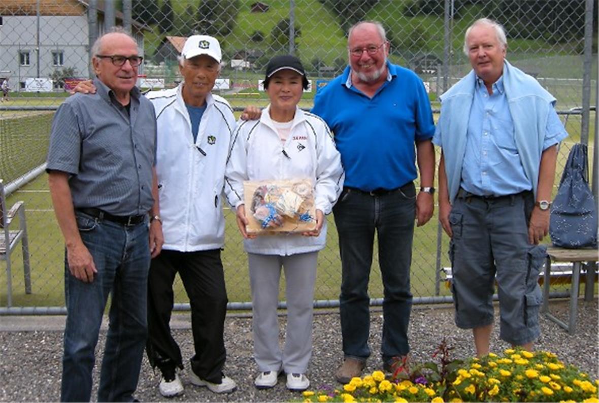 Ehepaar Takahashi aus Sendai und ttOt aus Basel