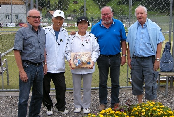 Ehepaar Takahashi aus Sendai und ttOt aus Basel