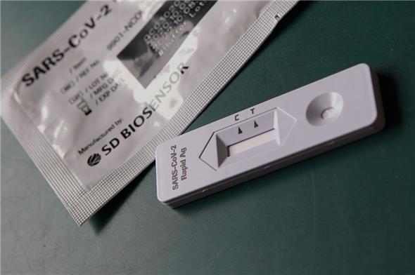 Ein Covid-Antigen-Test (Symbolbild).