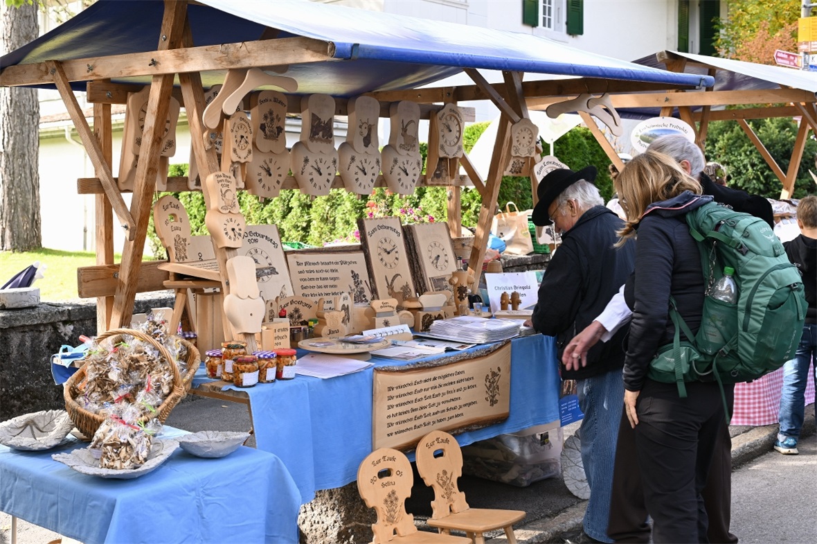 Ein Märitstand des Buremärits.
