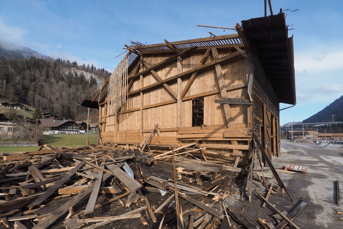 Ein Teil ist schon geschafft, der Rest folgt bald nach.