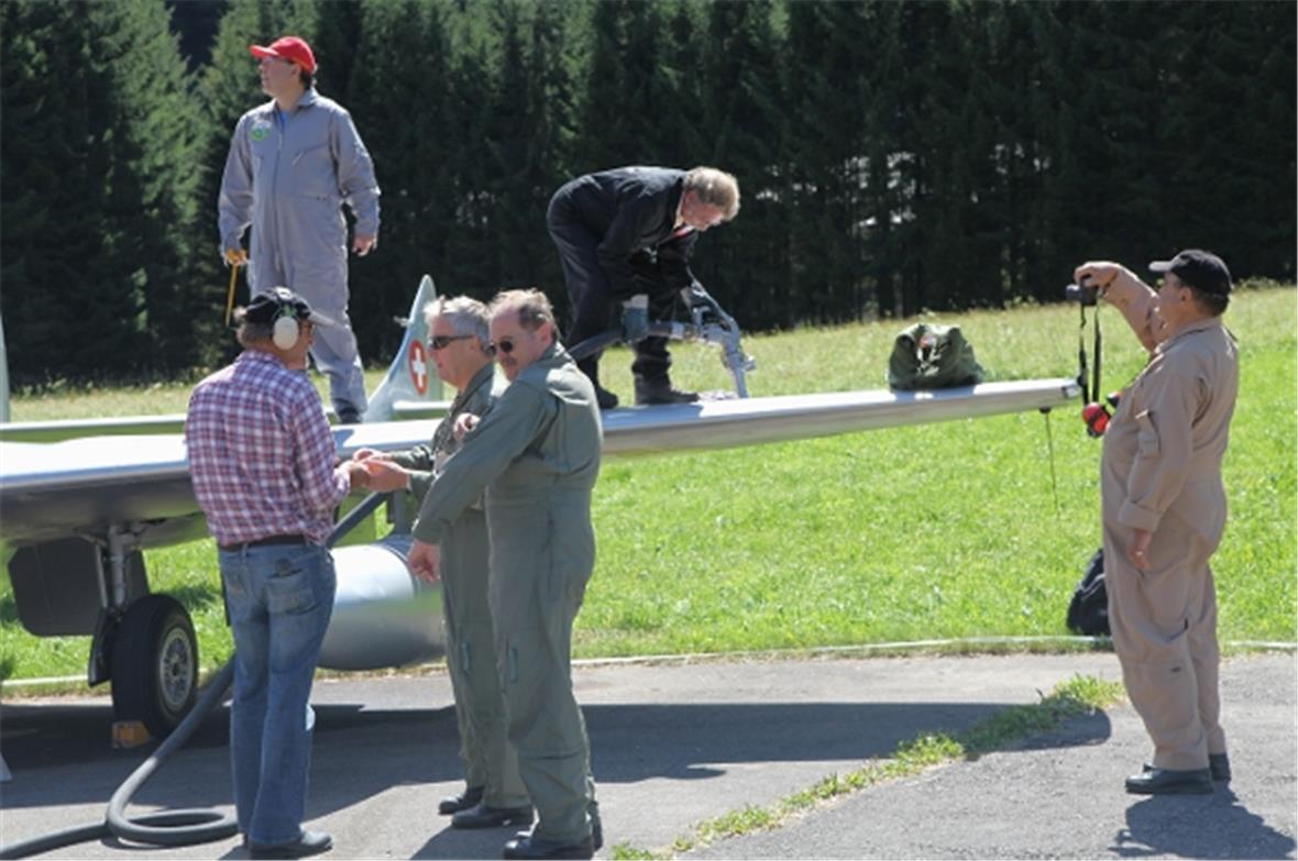 Ein Venom bei der Betankung