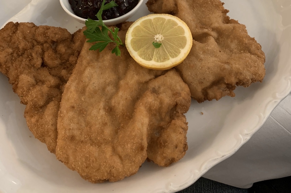 Ein echtes Wienerschnitzel war ein Muss.