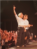 Ein kleines Erinnerungsfoto vom Konzert in Lenk.