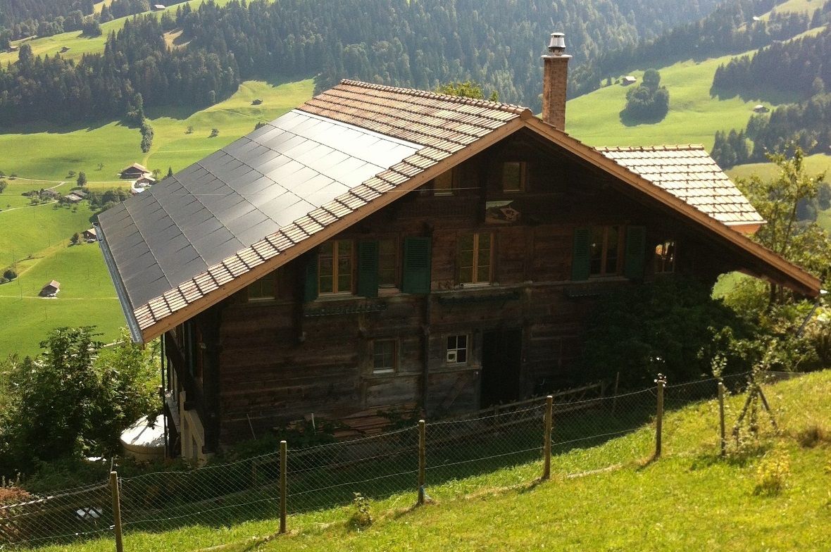 Eine der Solaranlagen von Familie Wacker in Weissenburg.