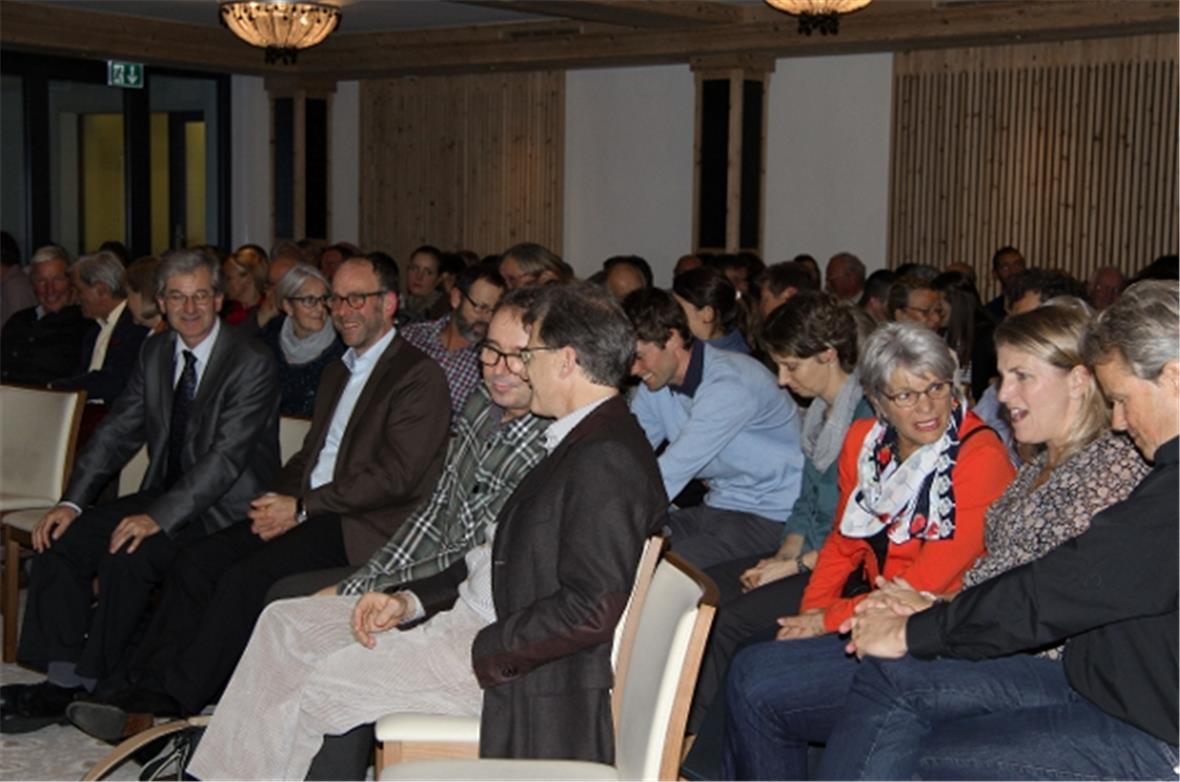 Eine interessierte Zuhörerschaft besuchte den T&R-Novemberanlass in Schönried.