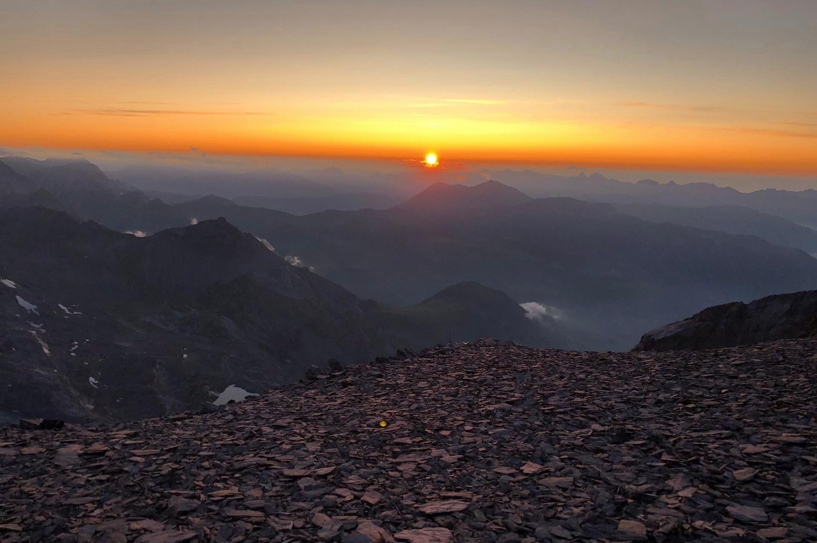 Einen zauberhaften Sonnenuntergang.