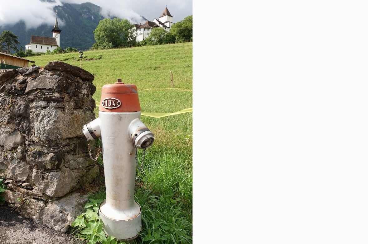 Einer von 158 Hydranten in Wimmis..