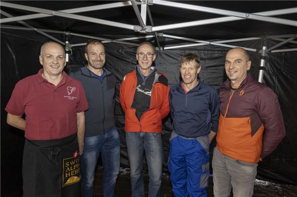 Einige der vielen Aktiven vom Skilift Rossberg: Markus Wyssmüller war acht Jahre Verwaltungsratspräsident, Nationalrat und Verwaltungsrat Andreas Gafner, der aktuelle Verwaltungsratspräsident Ueli Mani, Betriebsleiter Ueli Stocker und Robert Schärz, zuständig für die Kommunikation.