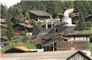 Einmalig: Ein Gripen aus Tschechien setzt zur Landung in St. Stephan an.