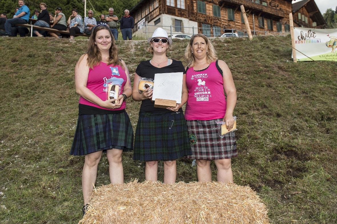 Einzel Frauen vl. Mirjam Koehler (2) Sigerein, Xenja Mani (1), Doris Schibig (3)