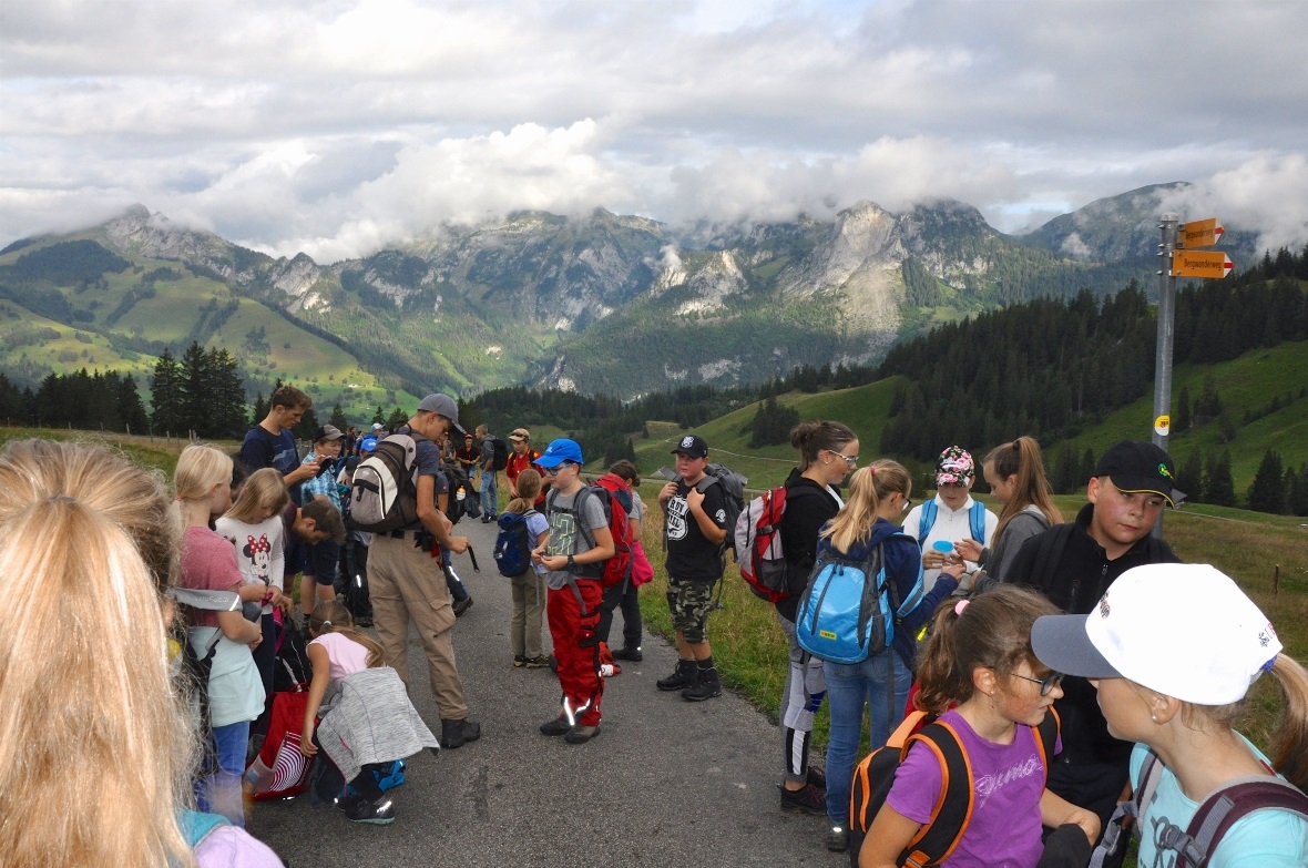 Endlich lüften sich die Wolken und das Panorama kann genossen werden.