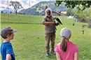 Erlebnis-Falknerei und Falkenflüge.