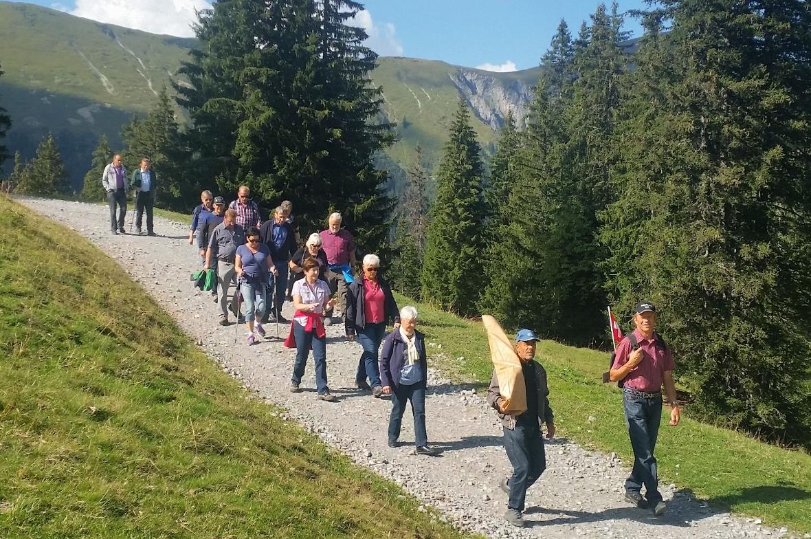 Ernsten-Wanderung vom Lenker Leiterli zum Stoss.