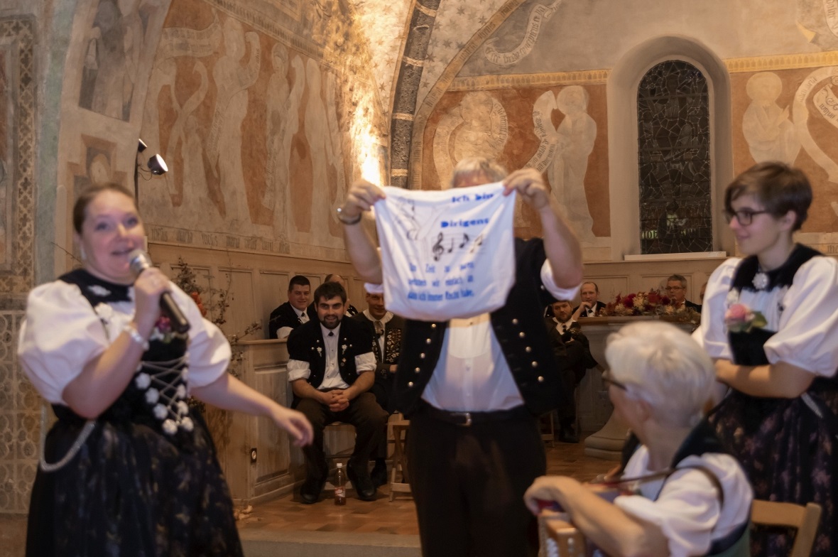 Es durften alle sehen was Martin Jutzeler als Geschenk erhalten hatte.