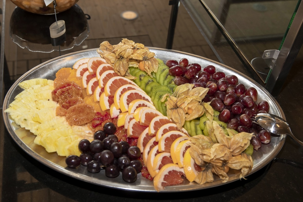 Es gab viel und reichlich. Zeit für sich nehmen und dabei gemütlich essen.