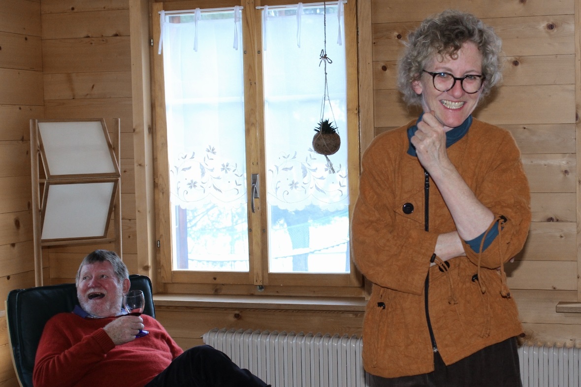 Es ging auch lustig zu.