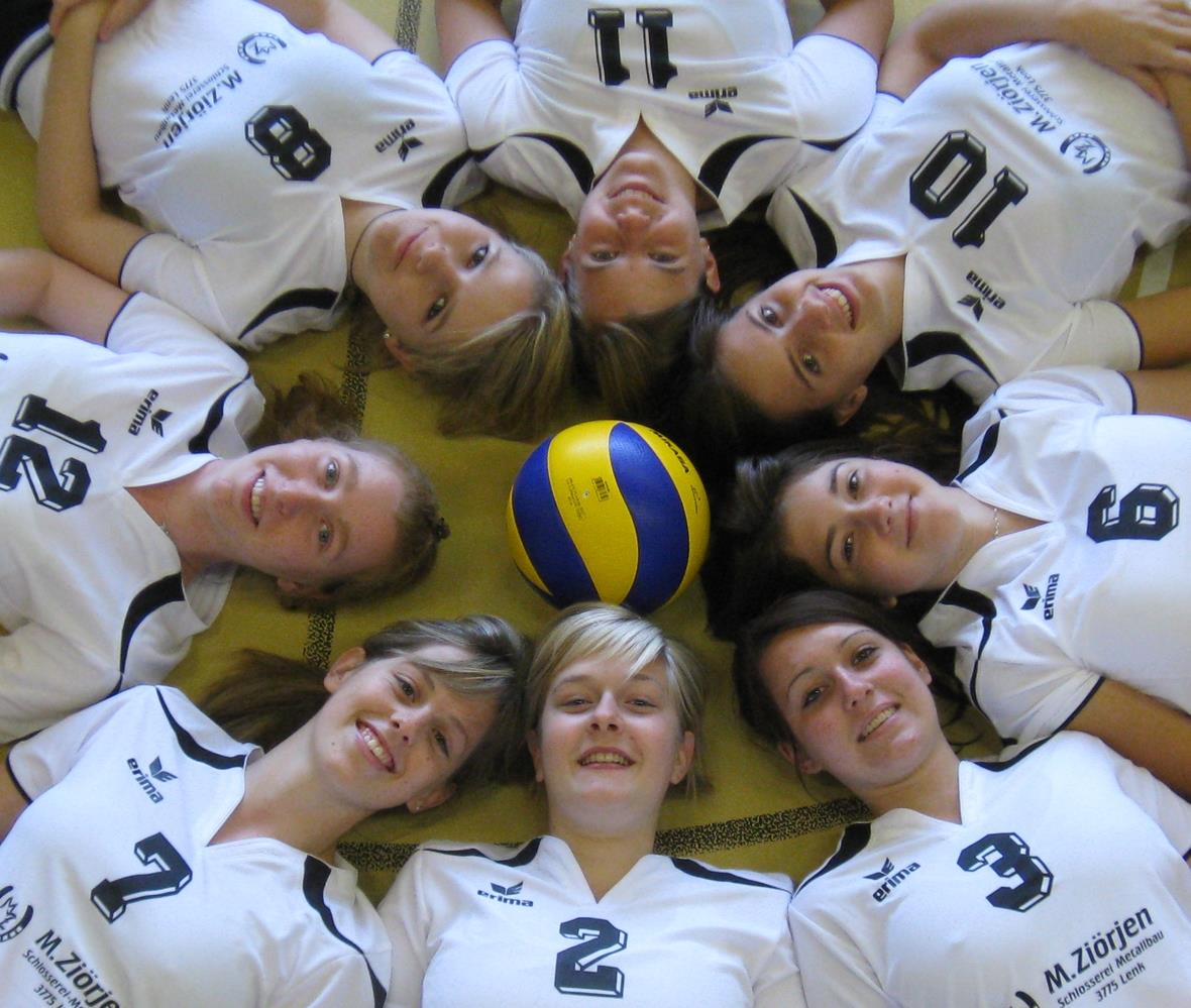 Fabienne Hirschi (2), Corina Buchs (3), Isabel Siegenthaler (6), Nadine Rieben (10), Lisa Zeller (11), Céline Perren (8), Stephanie Zahler (12), Chantal Hübschi (7). Es fehlt: Vljora Sokoli.