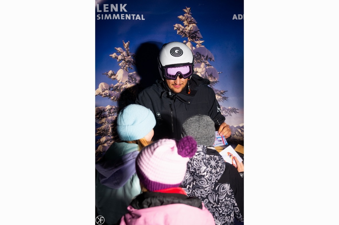 Fabrice von Grünigen gab Autogramme nach der Schneesportshow.