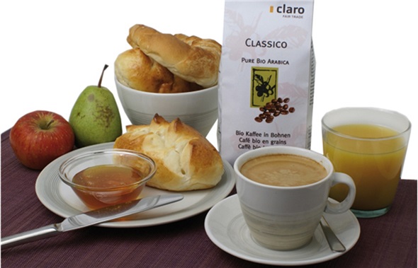 Fairtrade Breakfast 2010 mit claro-Produkten.