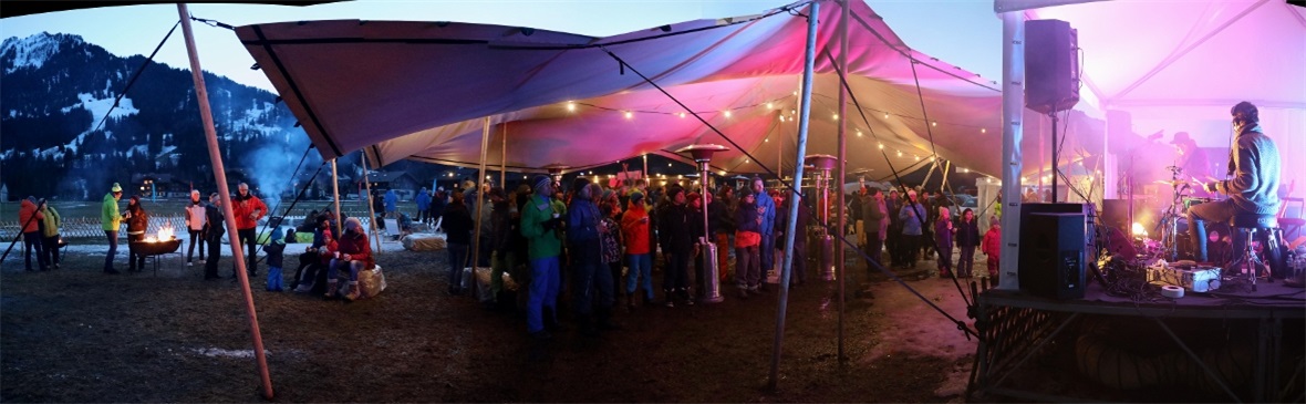 Festivalstimmung mit Sportelli am «Lenk unplugged» 2020.