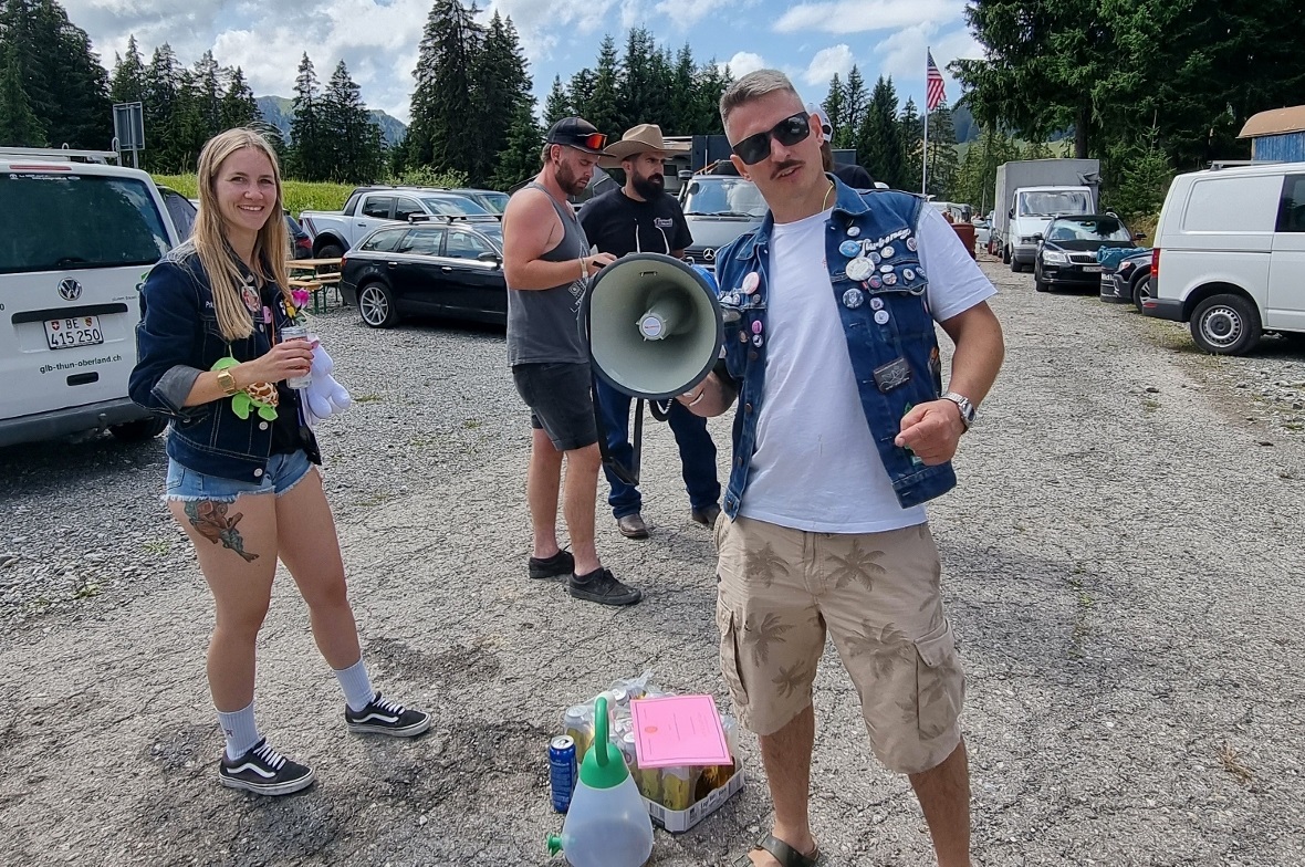 Fippo aus dem Zürcher Oberland bot gratis Bier an.