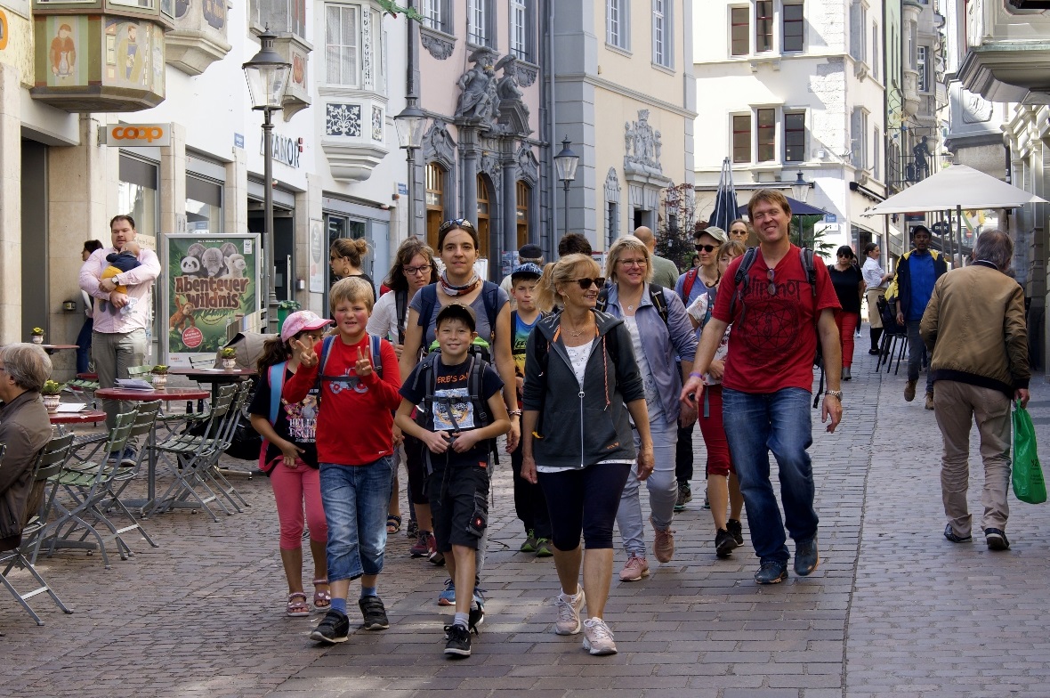 Flanieren in Schaffhausen.