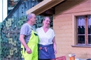 Fränzi (Silvia Däpp) und Hans (Jürg Bühler), wollen nur in Ruhe ihre Liebe leben...