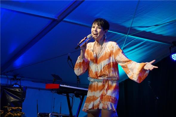 Francine Jordi hielt das Publikum von der ersten bis zur letzten Note in Atem.