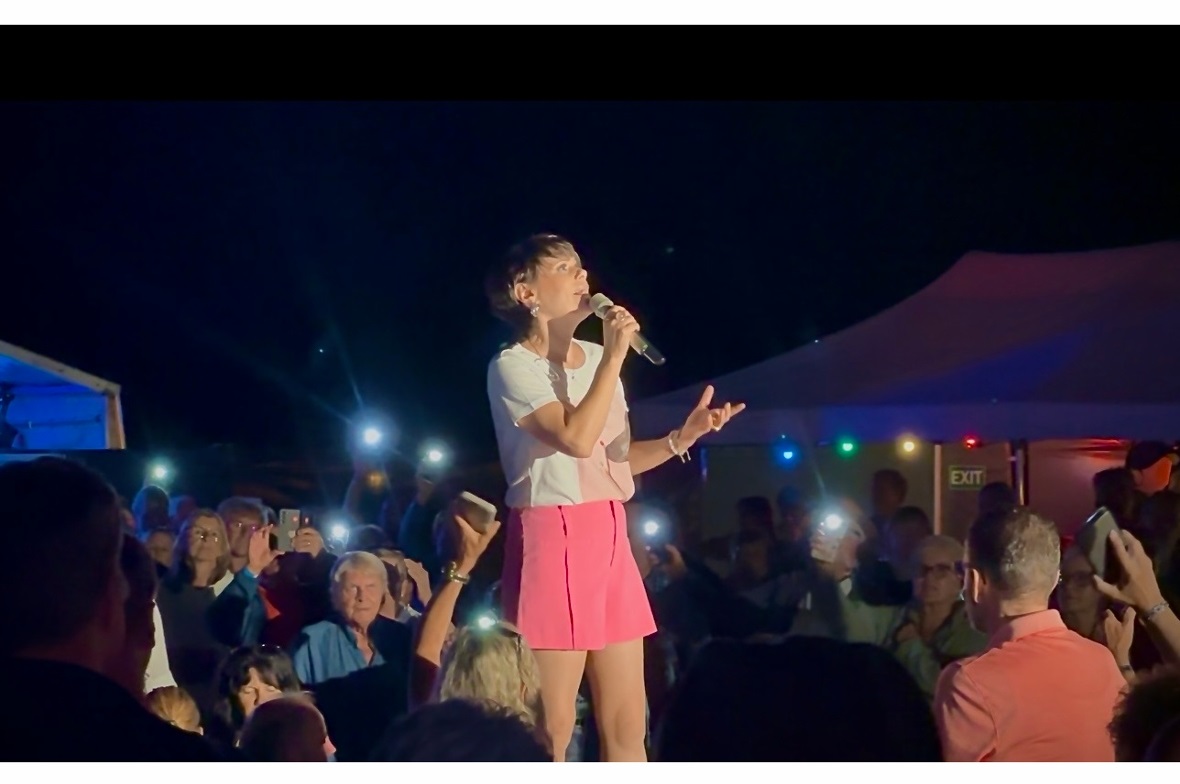 Francine Jordi verzückte das Publikum am Samstagabend mit ihrer glasklaren Stimm...