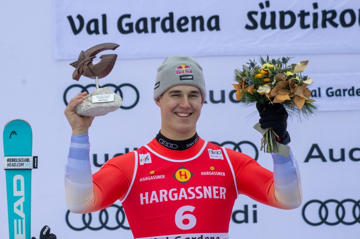 Franjo von Allmen aus Boltigen strahlte bei der ersten Abfahrt, bei der er den zweiten Platz ergatterte. Zwei Tage später doppelte er eindrücklich nach und siegte!