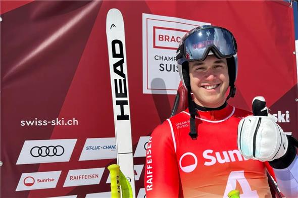 Franjo von Allmen sicherte sich nach dem Weltmeistertitel in der Abfahrt zum Saisonschluss auch noch den Schweizermeistertitel.