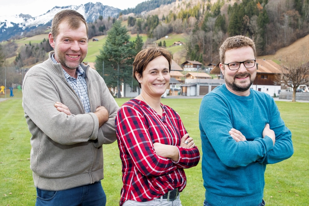 Frisch gewählt in den Gemeinderat wurde Fritz Balzli, für die Schulkommission Ma...