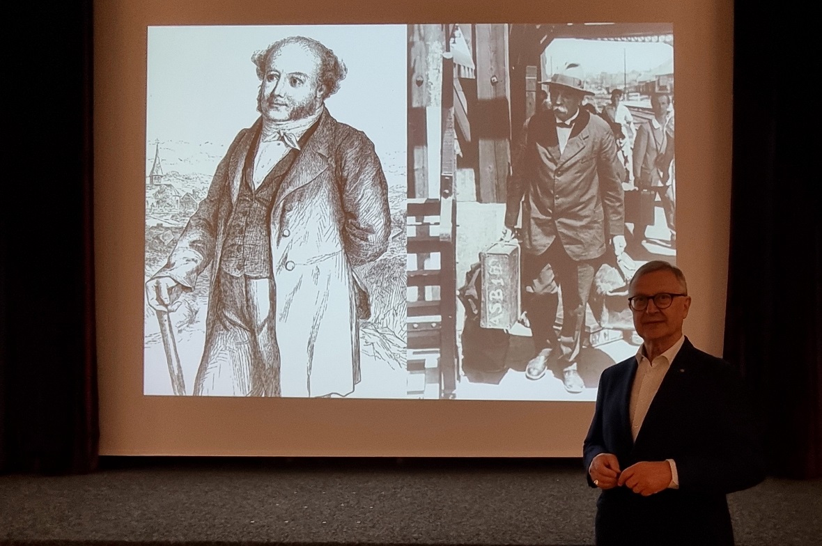 Fritz von Gunten referierte über Albert Bitzius und Albert Schweitzer vor einem interessierten Publikum.