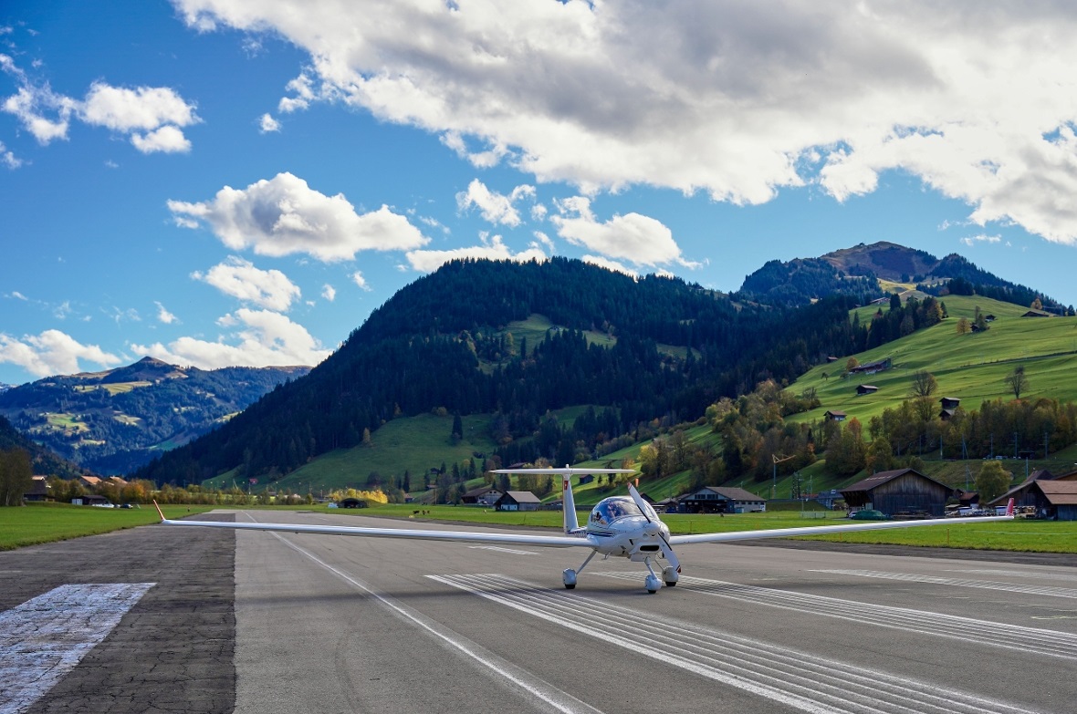 Für viele Pilotinnen ungewohnt: Wegen der Windverhältnisse fand das Präzisionsla...
