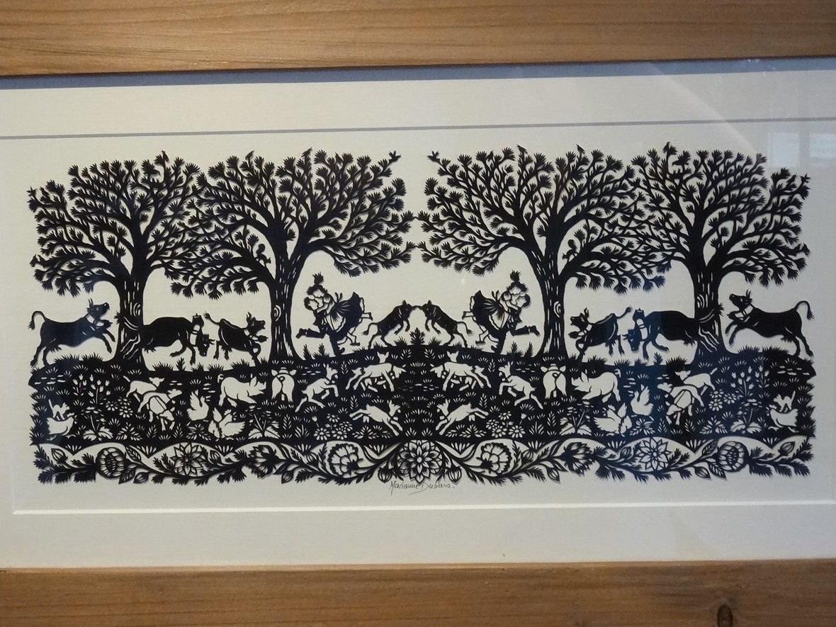 Ganz klassisch in schwarz und weiss.