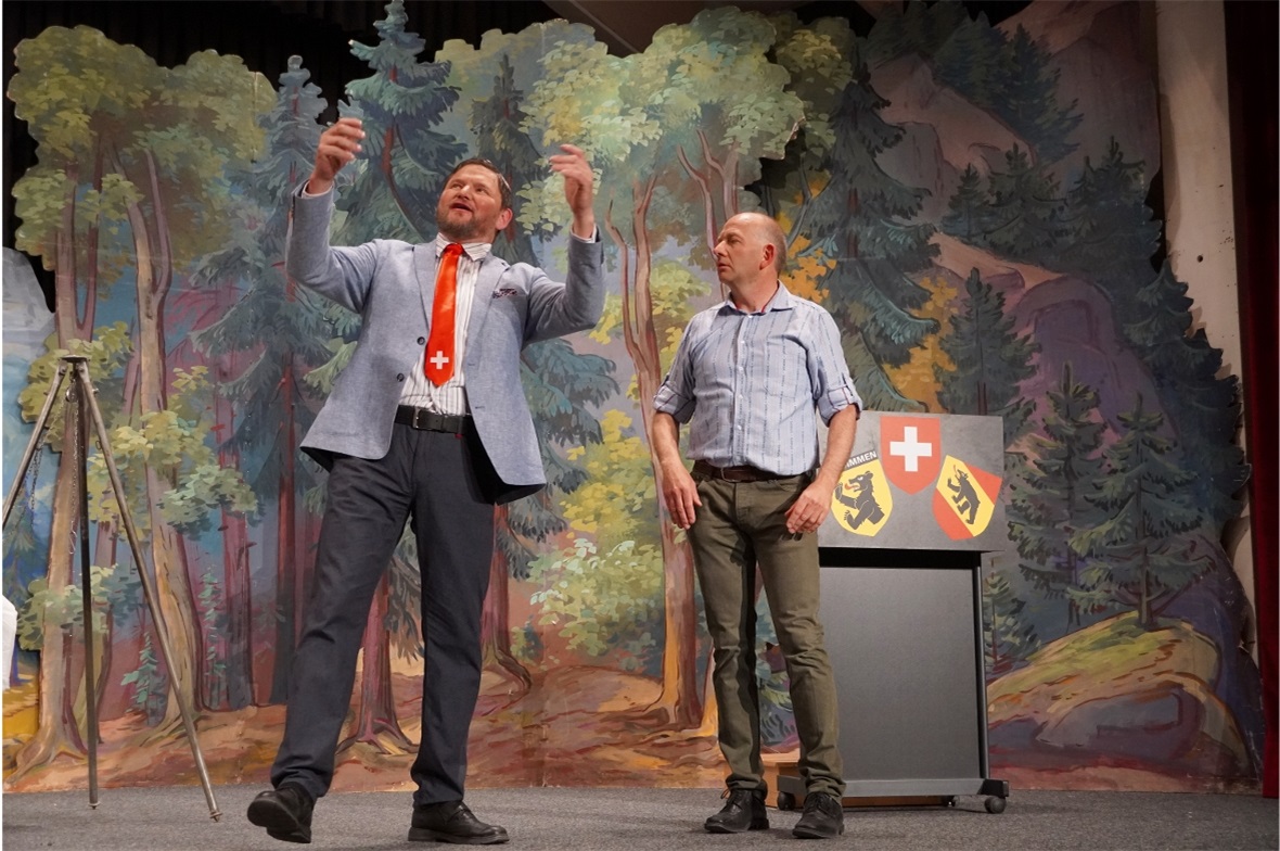 Gemeindepräsident René sucht Alternativen zum Erstaugustfeuerwerk, das wegen Wal...